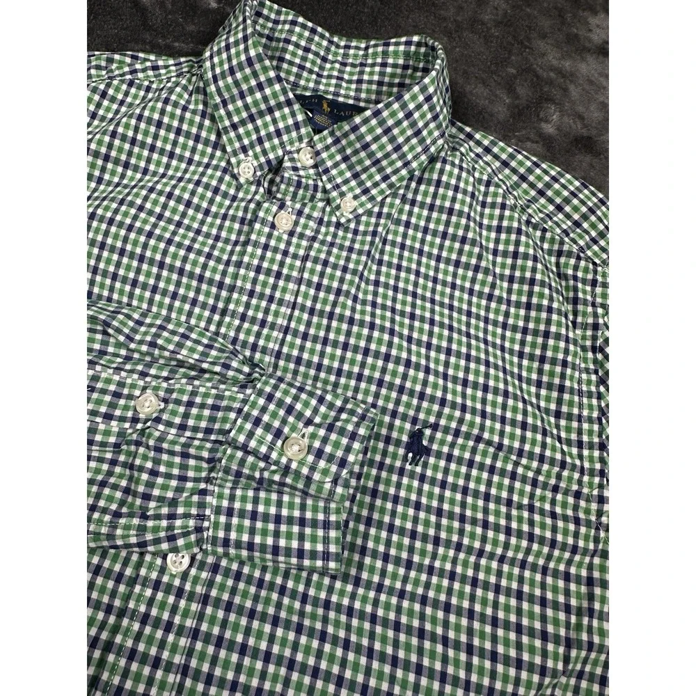 Polo Ralph Lauren Shirt Boys 20 Long Sleeve‎ Cotton Lightweight
